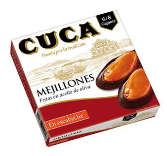 MEJILLON ESCABECHE CUCA 6/8P RO120