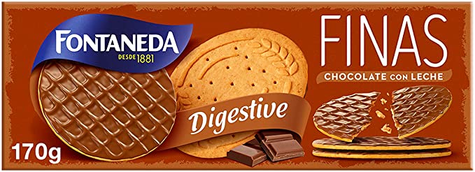 GALLETA FONTANEDA DIGESTIVE FINAS CHOCO