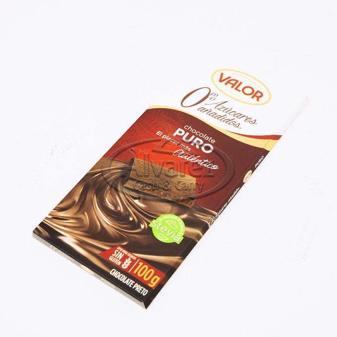 CHOCO VALOR S/A 100G PURO