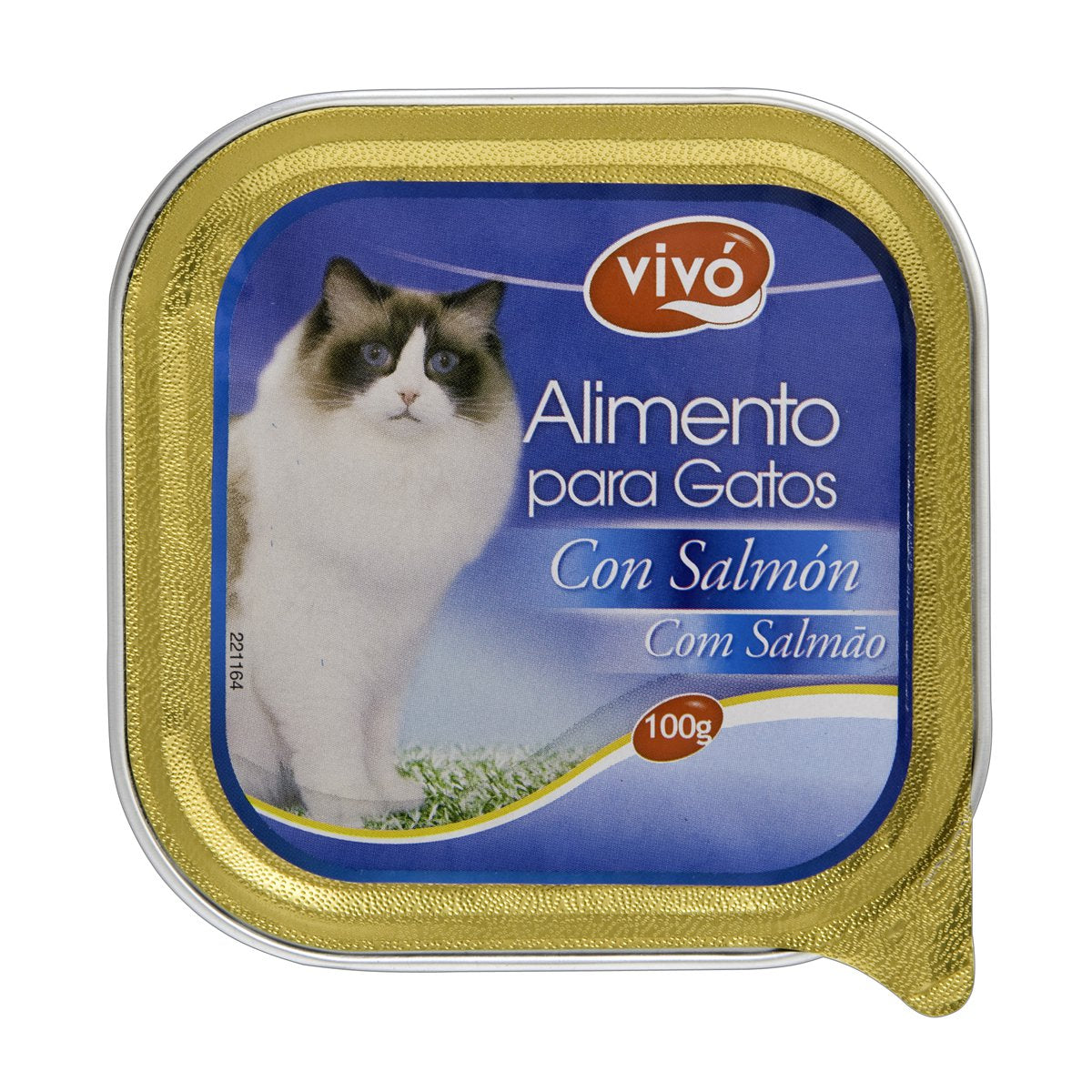 ALIMENTO GATO VIVO TARRINA SALMON 100G