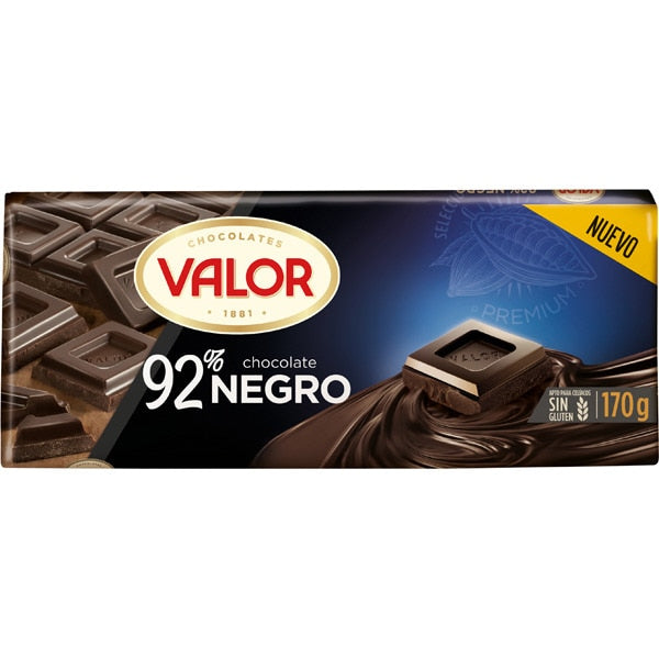 CHOCOLATE NEGRO 99% VALOR 170G