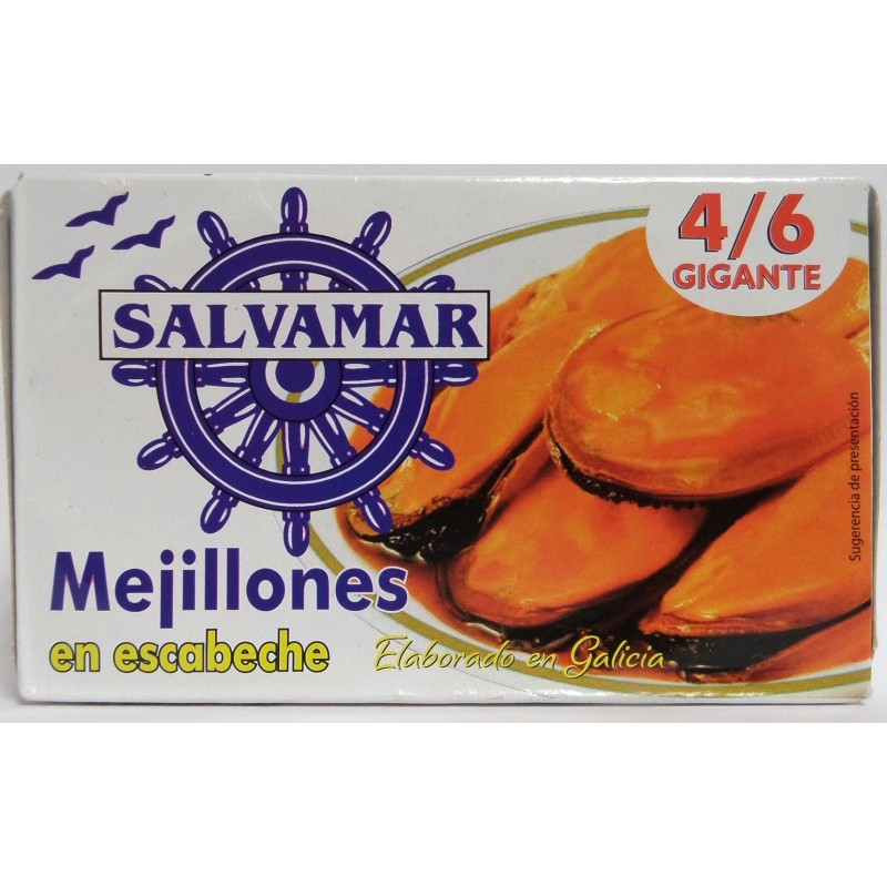 MEJILLON ESCABECHE SALVAMAR RO 120