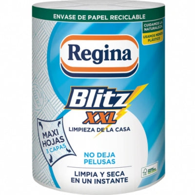 PAPEL COCINA REGINA HOGAR BLITZ ROLLO 100U 3C