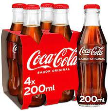 REFRESCO COCA COLA CRISTAL 4x200ML