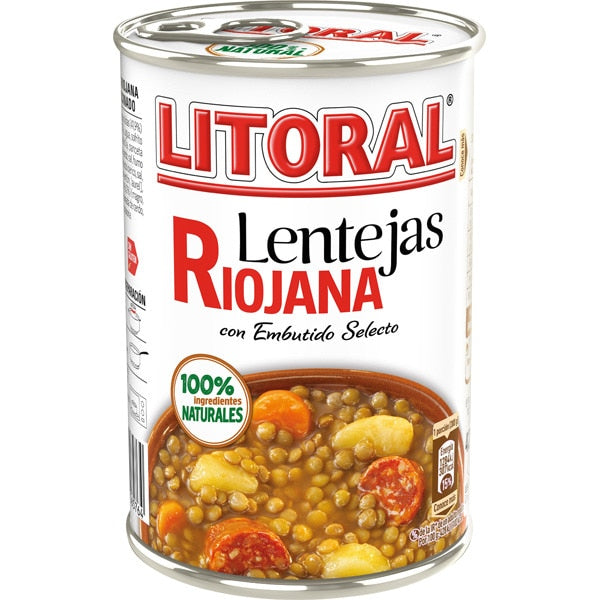 LENTEJA LITORAL CHORIZO 430G