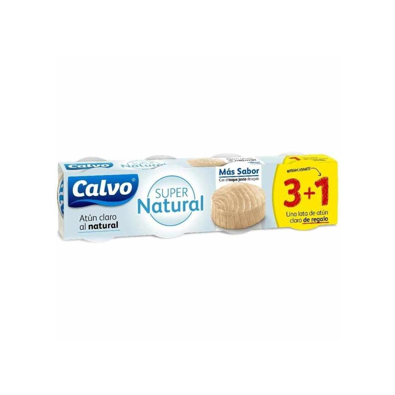 ATUN CLARO NATURAL CALVO X4