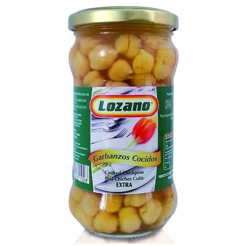 GARBANZO COCIDO LOZANO 350G