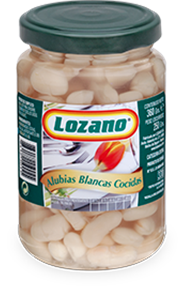 ALUBIA COCIDA BLANCA LOZANO 350G