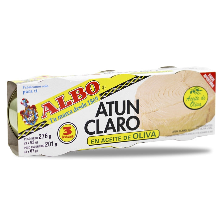 ATUN CLARO ACEITE OLIVA ALBO PK3