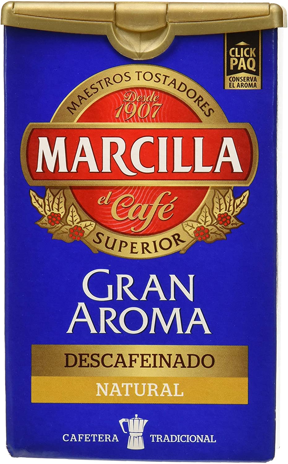 CAFE MOLIDO MARCILLA DESCAFEINADO NATURAL 200G