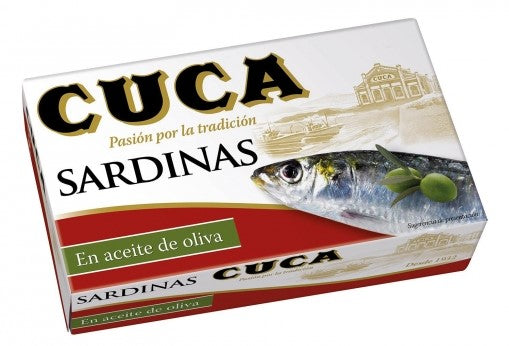 SARDINAS ACEITE OLIVA CUCA 120G RR125