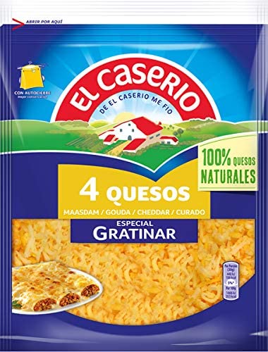 QUESO RALLADO 4 QUESOS EL CASERIO 140G