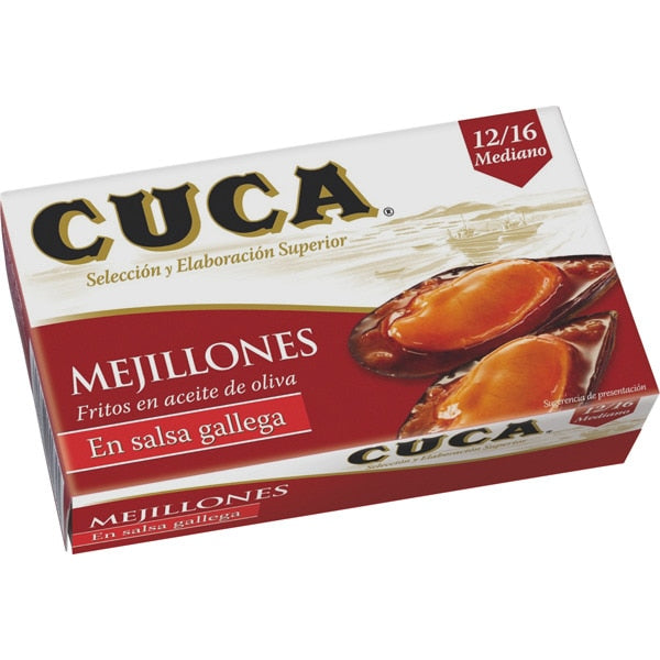 MEJILLON SALSA GALLEGA CUCA 12/16P OL120