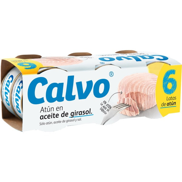 ATUN ACEITE GIRASOL CALVO PK6 RO-85 (CARTON B