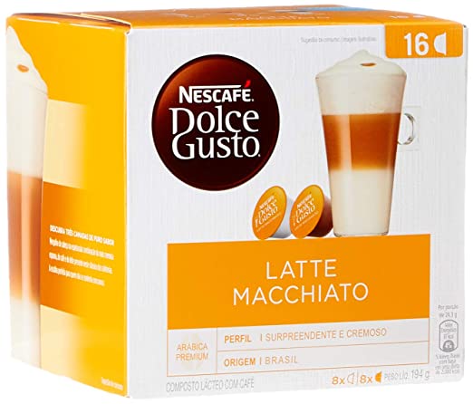 CAFE CAPSULAS DOLCE GUSTO 16U LATTE MACCHIATO