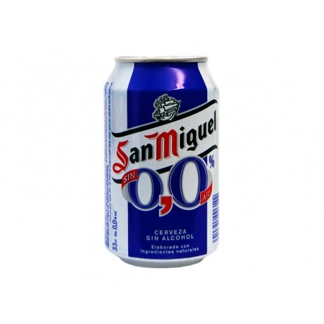 CERVEZA SIN ALCOHOL LATA 33CL SAN MIGUEL