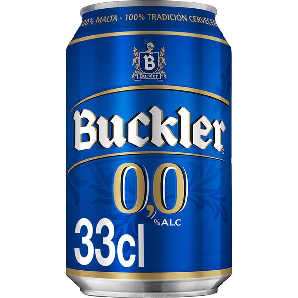 CERVEZA SIN ALCOHOL LATA 33CL BUCKLER