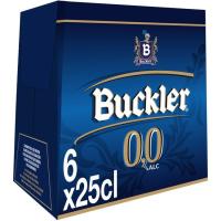 CERVEZA SIN ALCOHOL BOTELLA 6X25CL BUCKLER