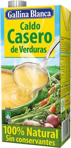 CALDO BRIK GALLINA BLANCA VEGETAL 1L