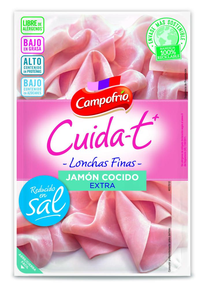 JAMON COCIDO LONCHAS CAMPOFRIO FINISSIMAS 115G