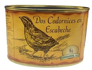 CODORNIZ ESCABECHE ARNALDOS OVAL 600G