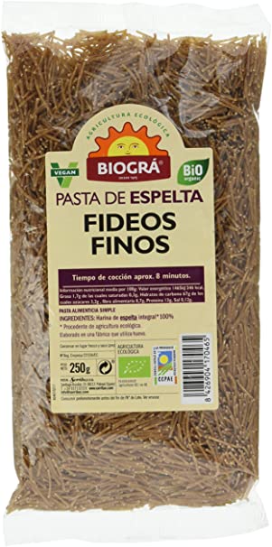 SORRIBAS BIOGRA FIDEO FINO ESPELTA 250G