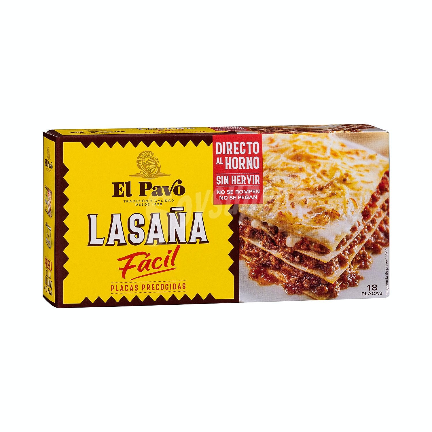 PASTA ELPAVO LASAÑA 18P