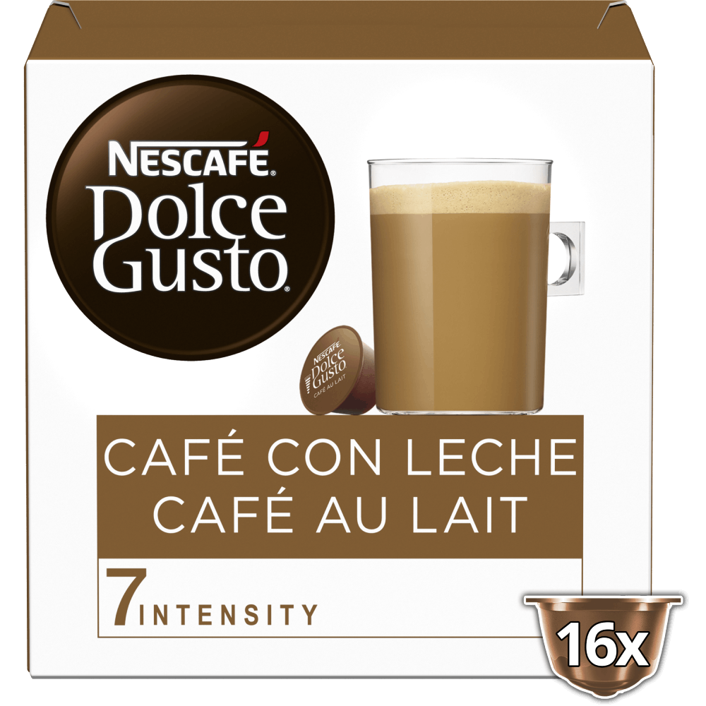 CAFE CAPSULAS DOLCE GUSTO 16U CAFE CON LECHE