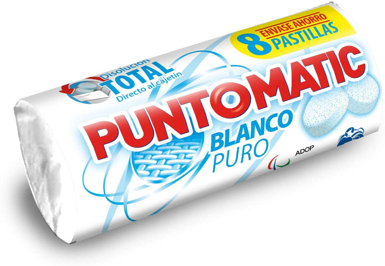 DETERGENTE PASTILLAS PUNTOMATIC DISOL TOTAL BLANCO