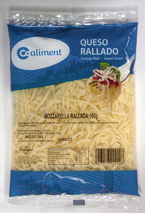 QUESO RALLADO MOZZARELLA COALIMENT 200G