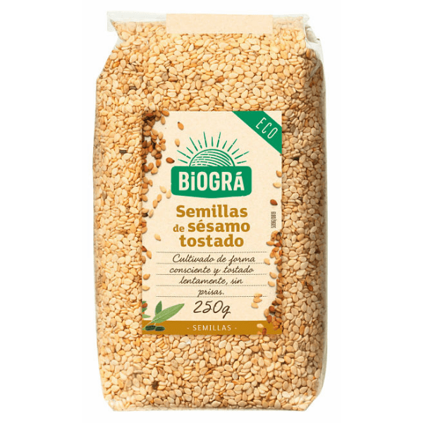 SEMILLAS SESAMO TOSTADO BIOGRA 250G