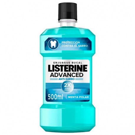 ENJUAGUE BUCAL LISTERINE 500ML ADVANCE MENTA