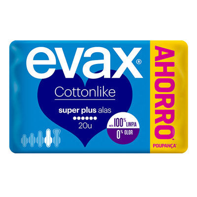 COMPRESA EVAX COTTONLIKE 10U.S.PLUS ALAS