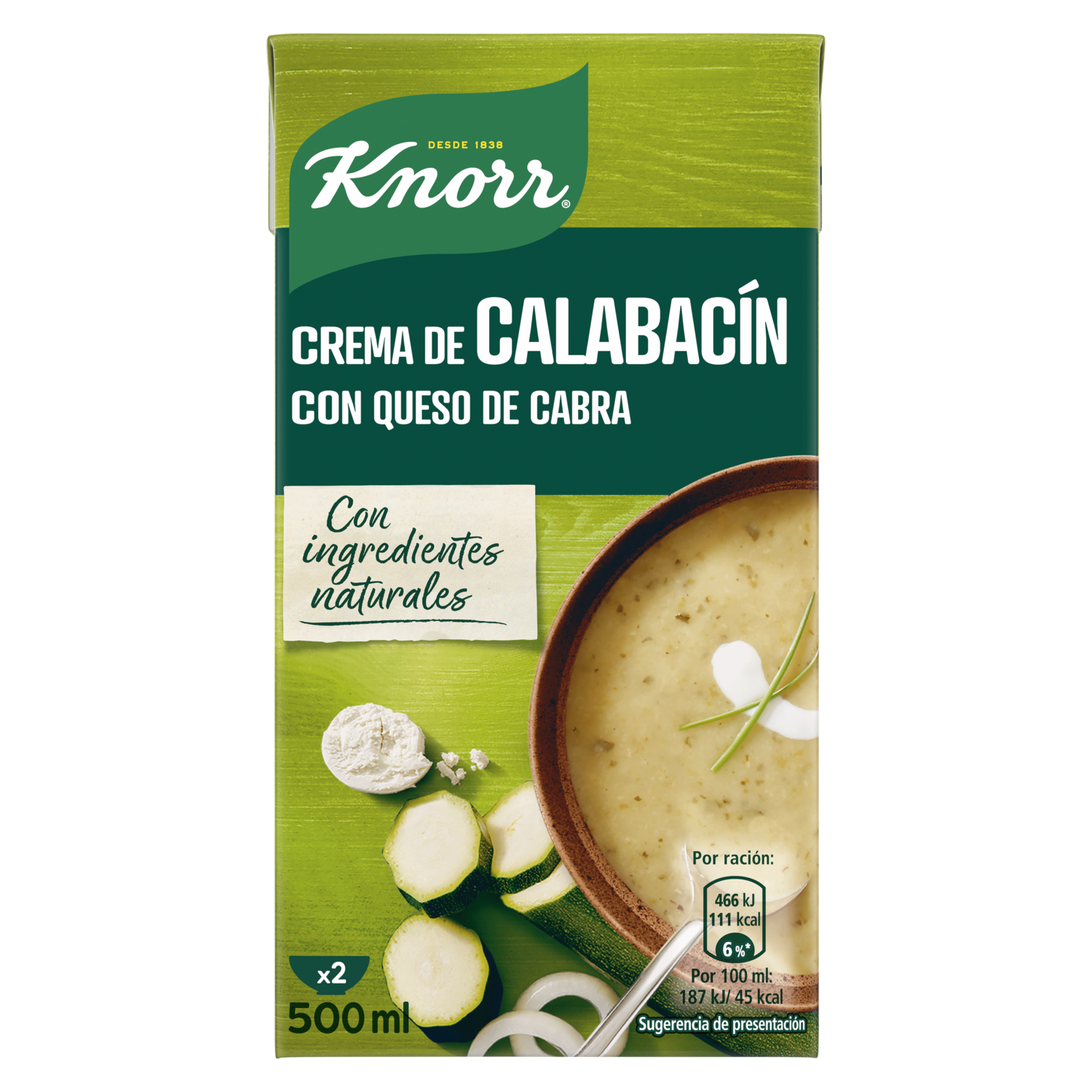 CREMA BRIK KNORR CALABACIN 500ML