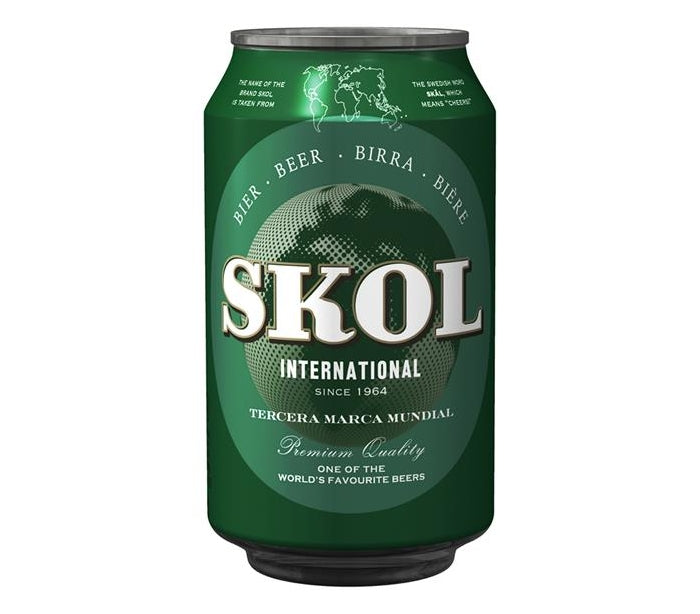 CERVEZA LATA 33CL SKOL