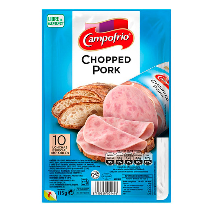 CAMPOFRIO CHOPPED PORK 150G.