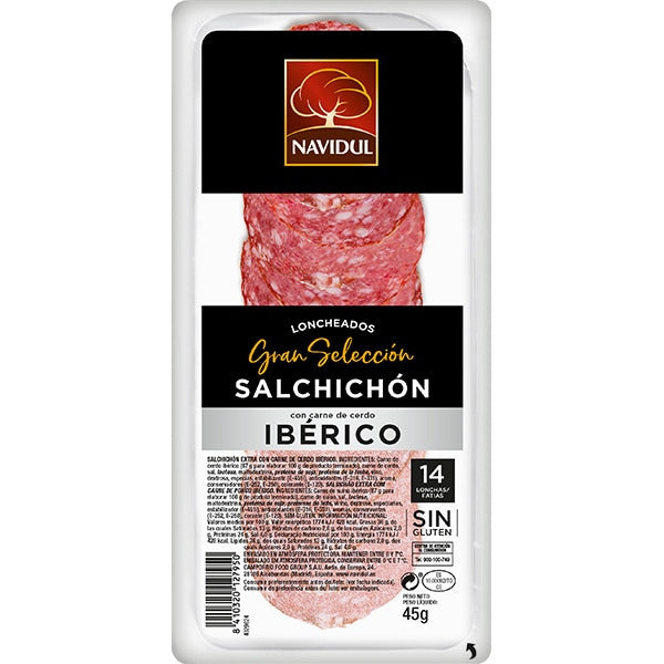 SALCHICHON IBERICO NAVIDUL LONCHAS