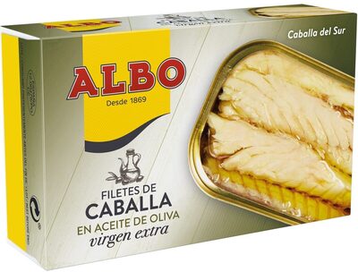 FILETE CABALLA ACEITE OLIVA ALBO 175G