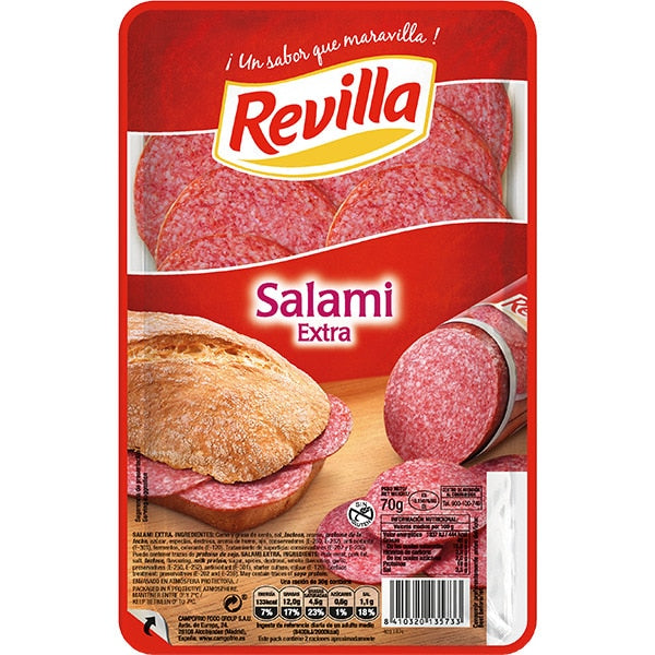 SALAMI LONCHAS REVILLA 70G