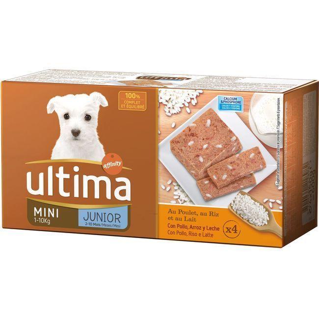 ALIMENTO PERRO ULTIMA MINI JUNIOR  4X150G