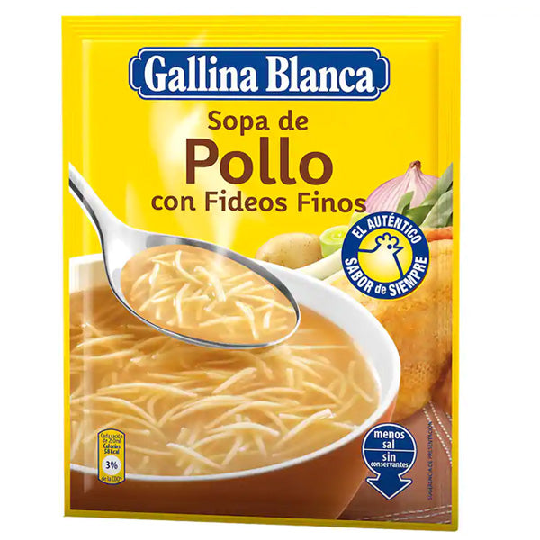 SOPA G.BLANCA POLLO CABELLO ANGEL