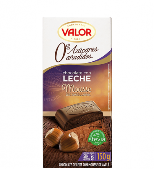 CHOCO VALOR S/A 150G.MOUSSE AVELL