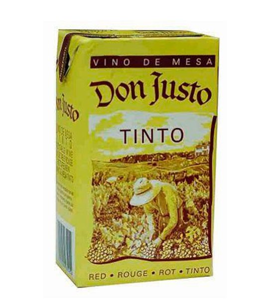 VINO BRIK D.JUSTO TINTO 1L