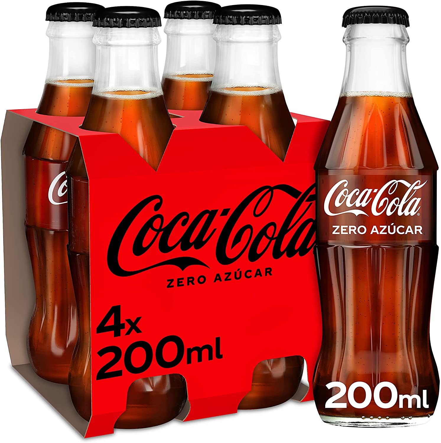 REFRESCO COCA COLA CRISTAL 4X200ML ZERO