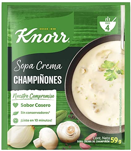 SOPA KNORR CREMA CHAMPIÑONES 4R 62G