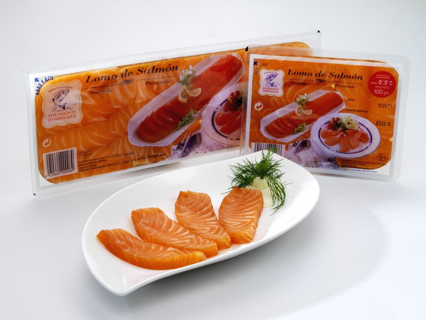 LOMOS SALMON AHUMADO DOMINGUEZ 400G