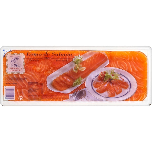 LOMOS SALMON AHUMADO DOMINGUEZ 250G