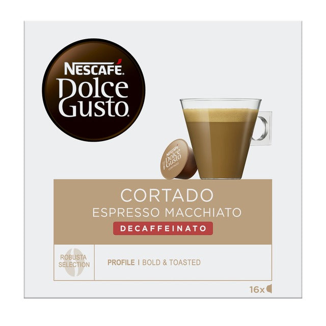 CAFE CAPSULAS DOLCE GUSTO 16U CORTADO DESC