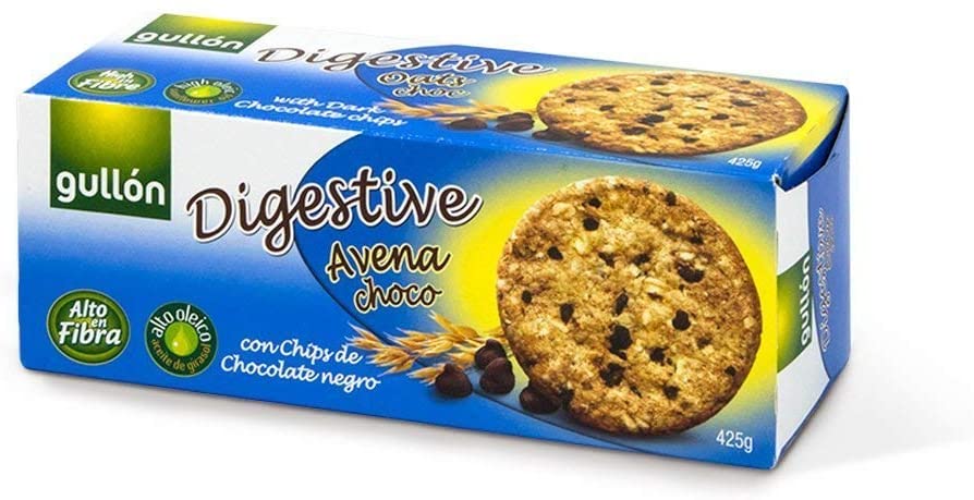 GALLETA GULLON DIGESTIVE AVENA CHOCO