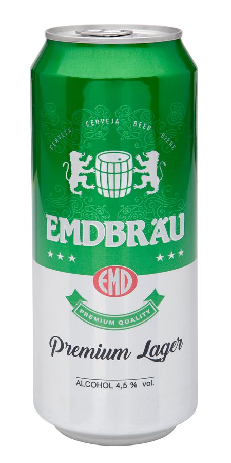 CERVEZA LATA 50CL EMDBRAU